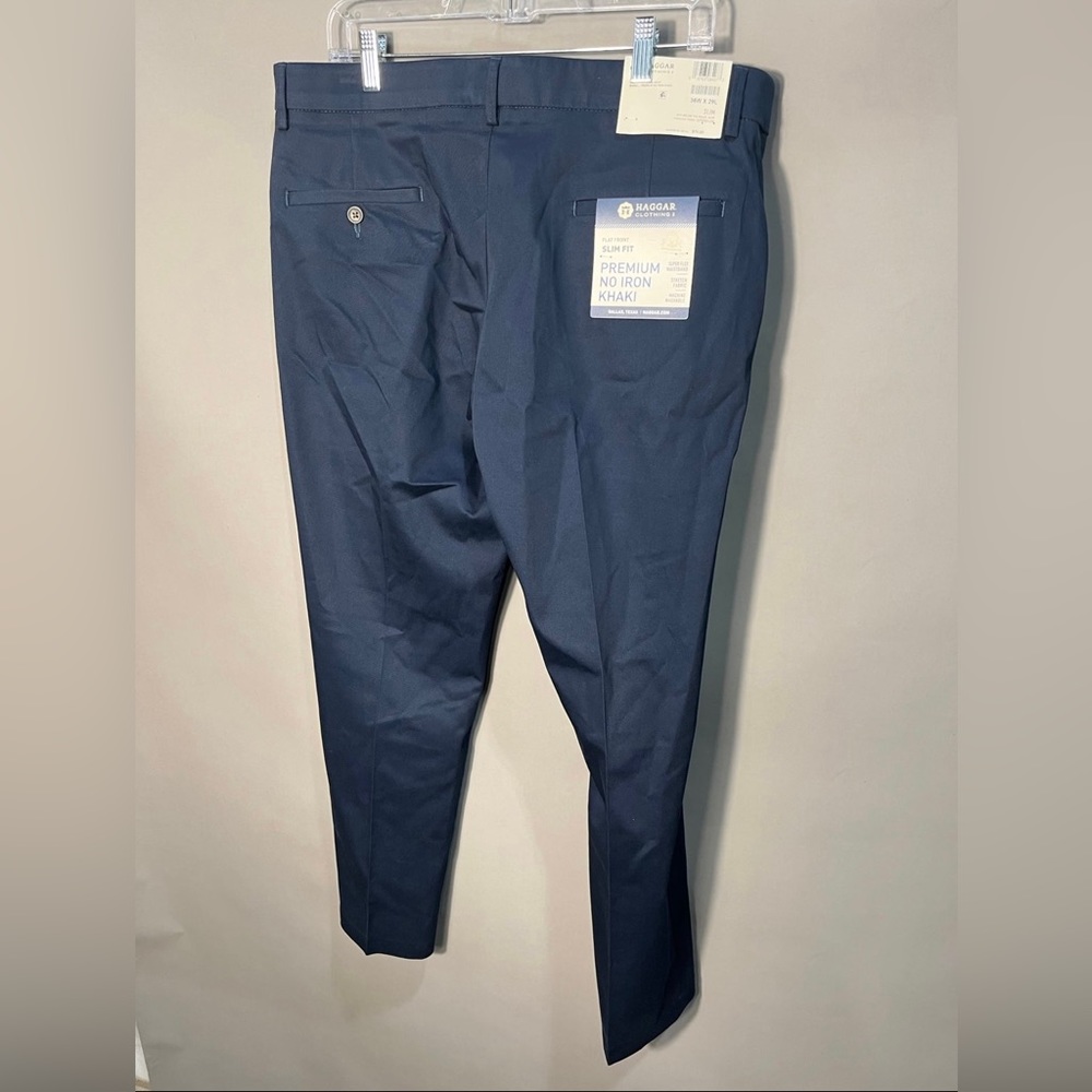 Haggar Mens Dress Pants-Sz36Wx29L Slim-NWT - Picture 5 of 10